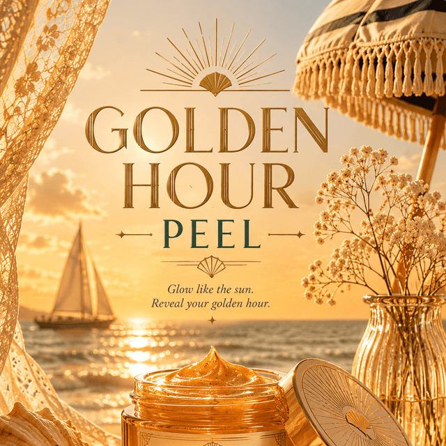The Golden Hour Peel (3) Series at Pure Beauty Esthetics in Santa Cruz, CA